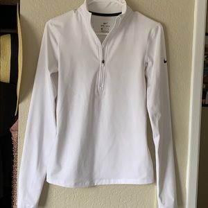 Nike dri fit half zip pull over